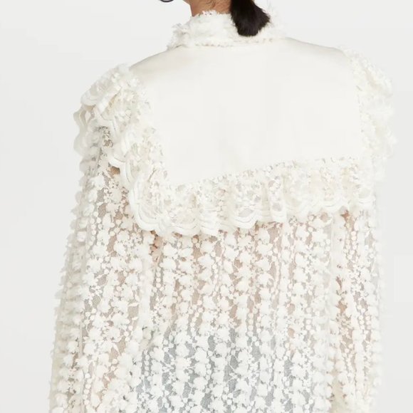ROKH Embroidery Lace Blouse - Picture 4 of 12